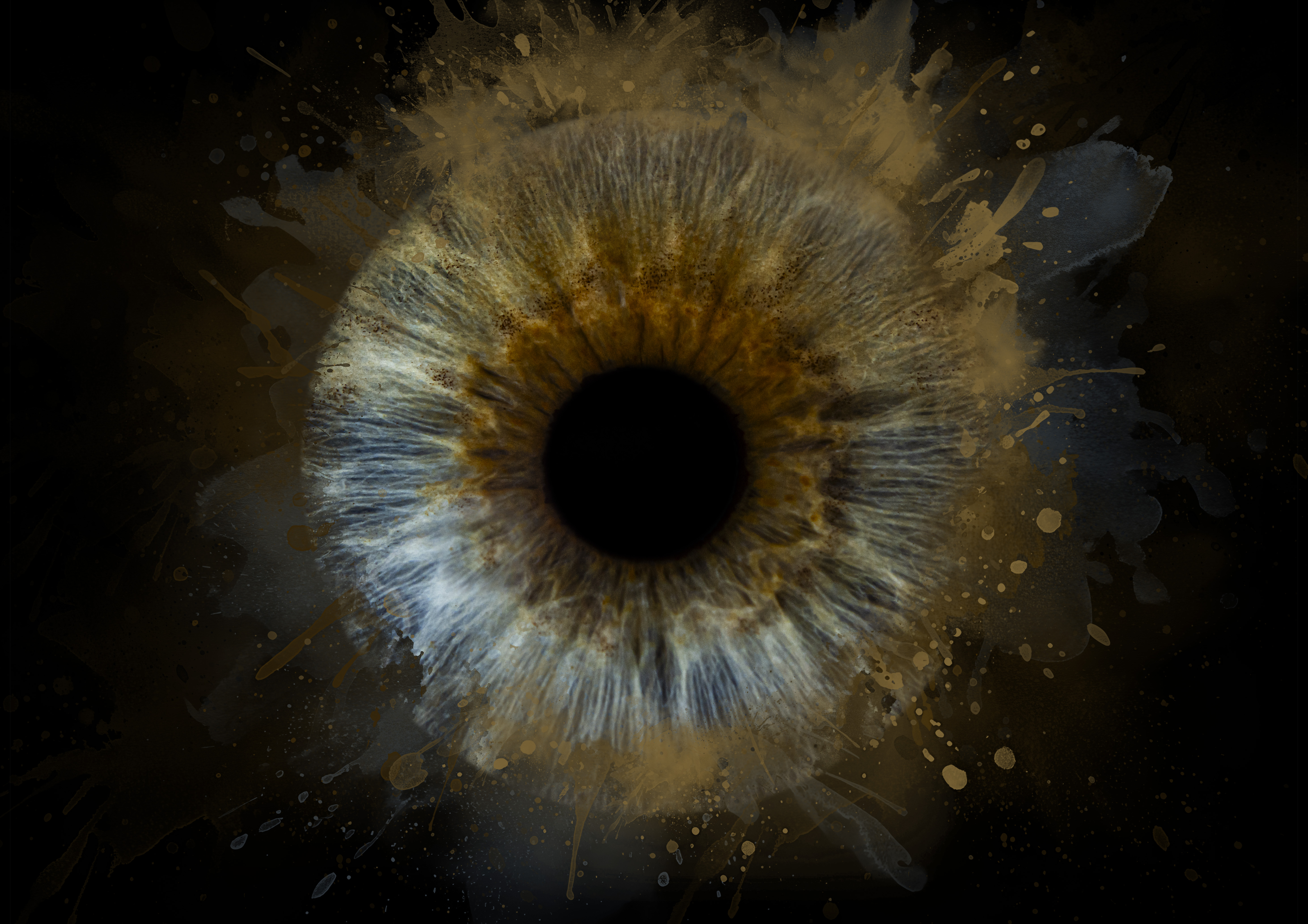 Enhanced iris artwork example