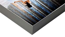 Pewter flush edge